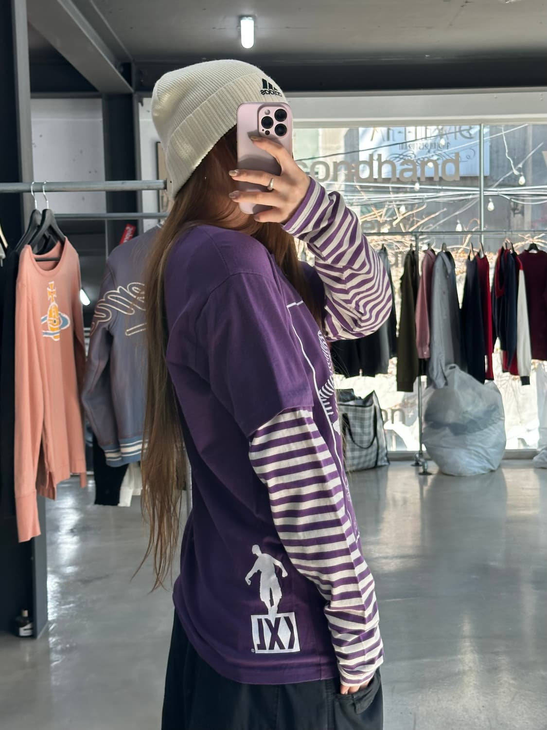 스투시 더 락커스 스트라이프 반팔레이어드 롱슬리브 상품이미지4