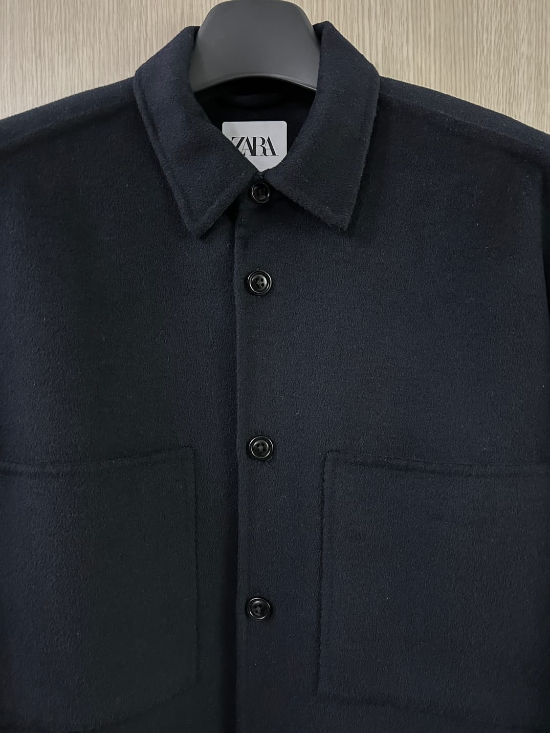 자라 아우터형 울 셔츠 상품이미지3