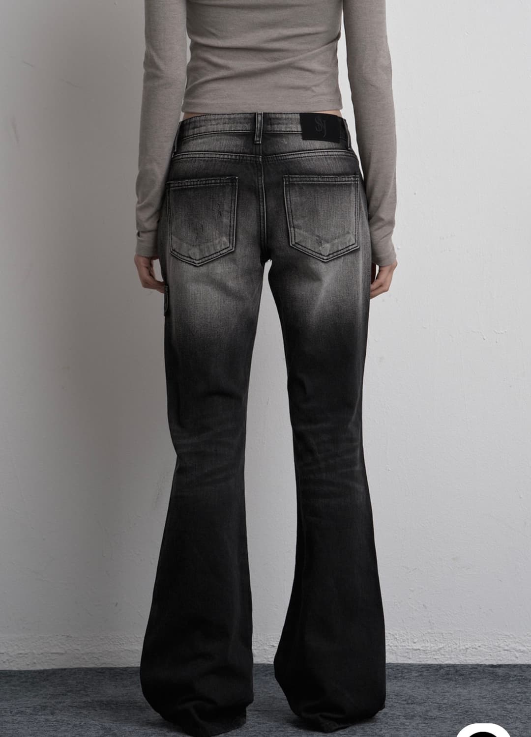 시너진 카고 CARGO PAINTING DENIM PANTS BLACK 상품이미지2