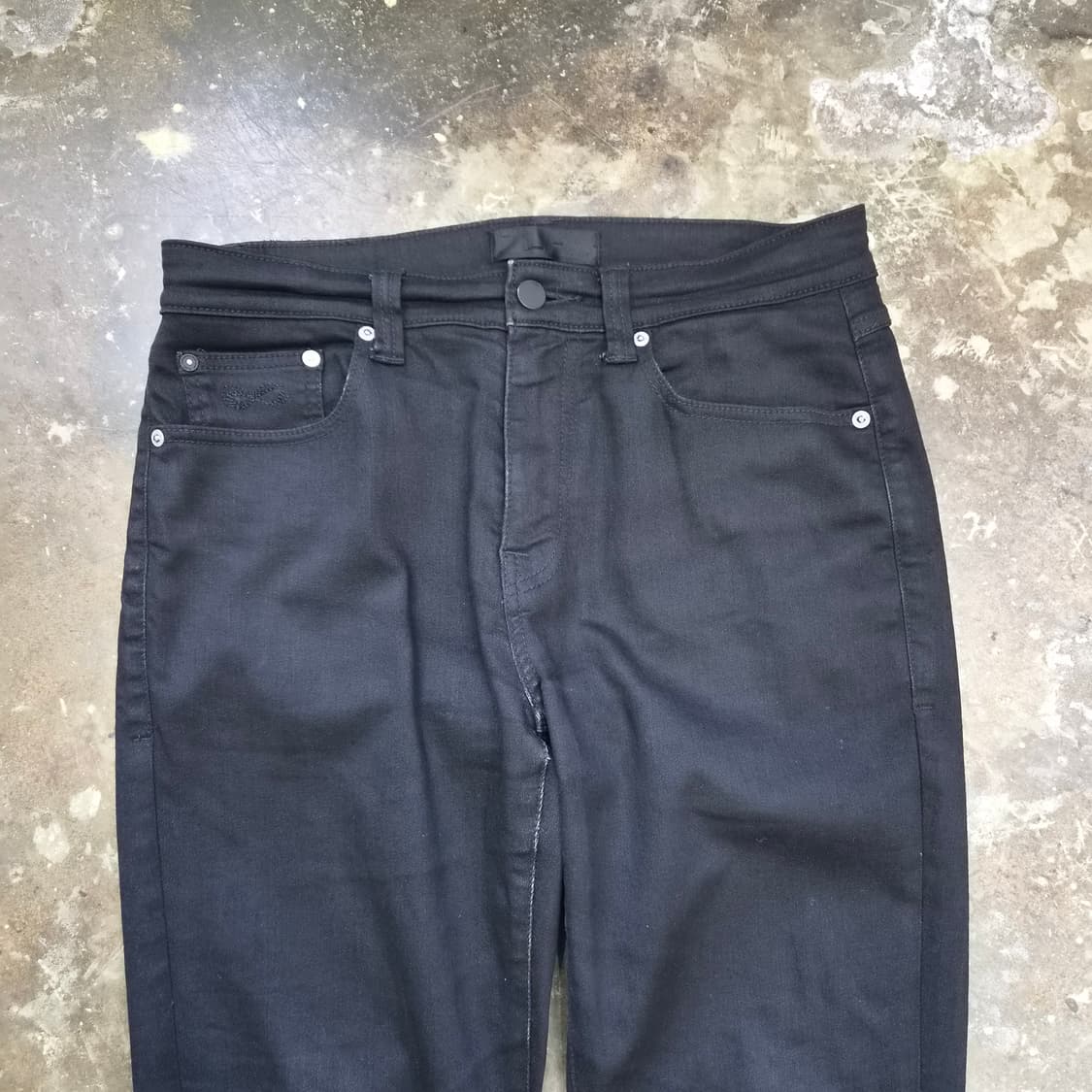 33) 플랙진 플랙 커츠 블랙진 청바지 데님팬츠 상품이미지3