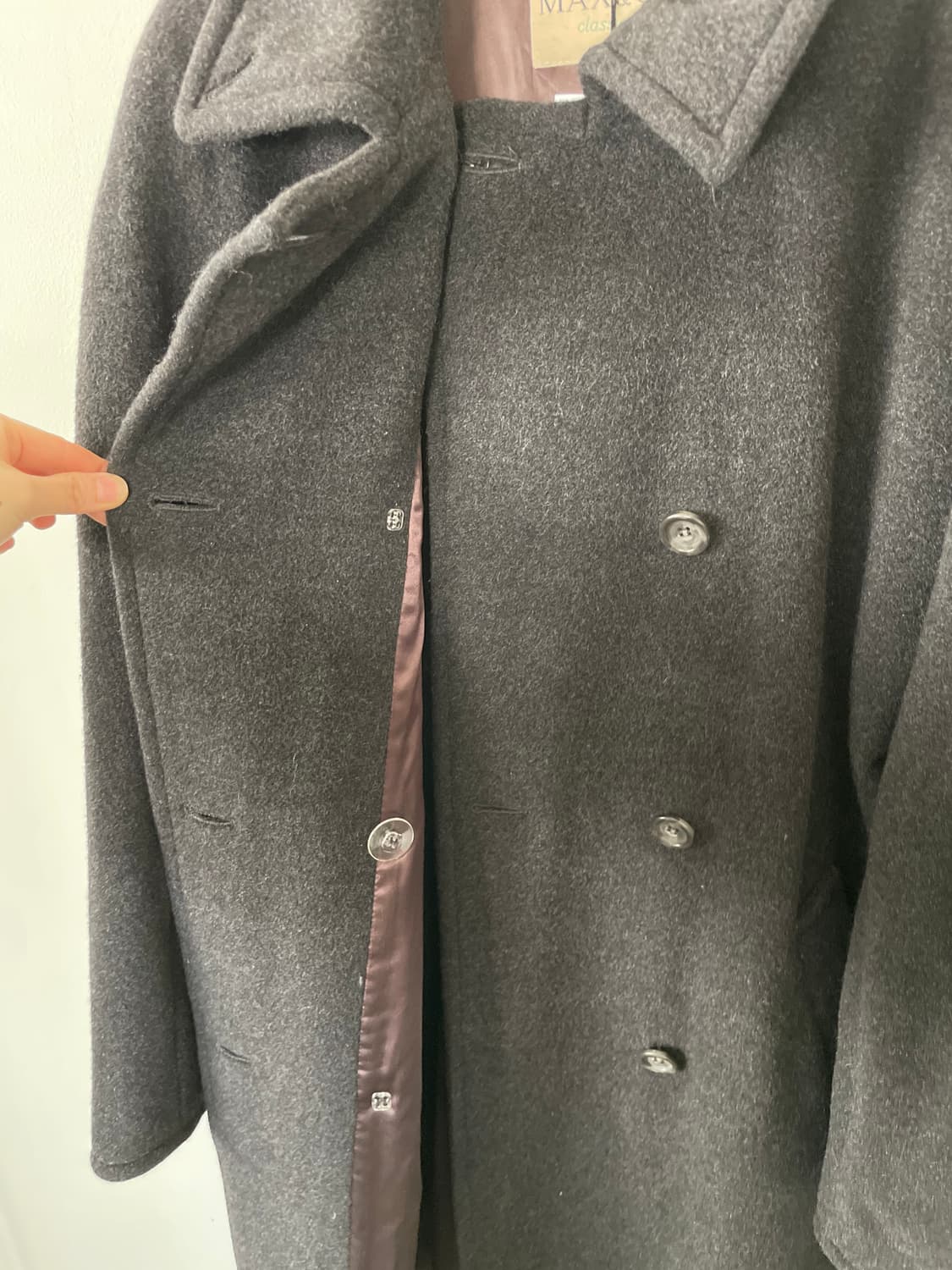 MAX&Co. double-breasted coat 상품이미지5