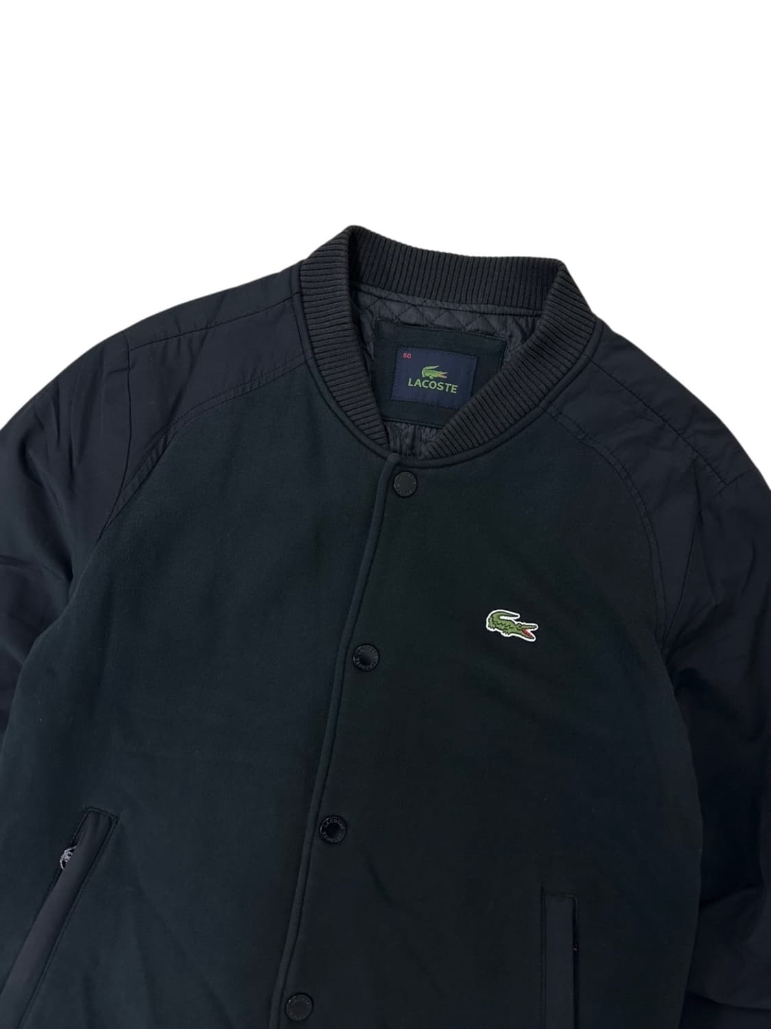 라코스테 누빔 스타디움자켓 블랙 (L,50)  상품이미지2