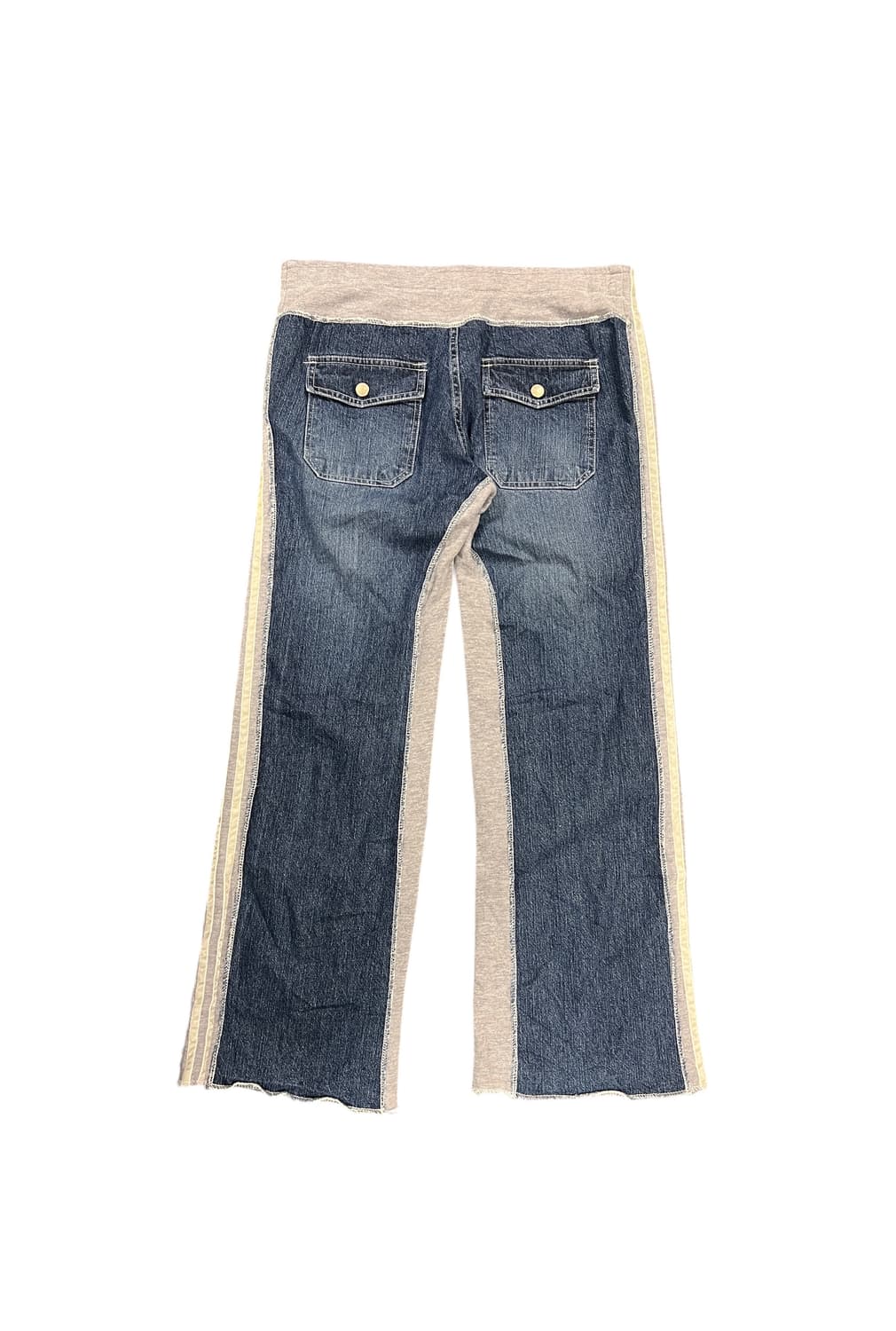 P048 컨버스 데님 와이드 츄리닝 팬츠 L 상품이미지2