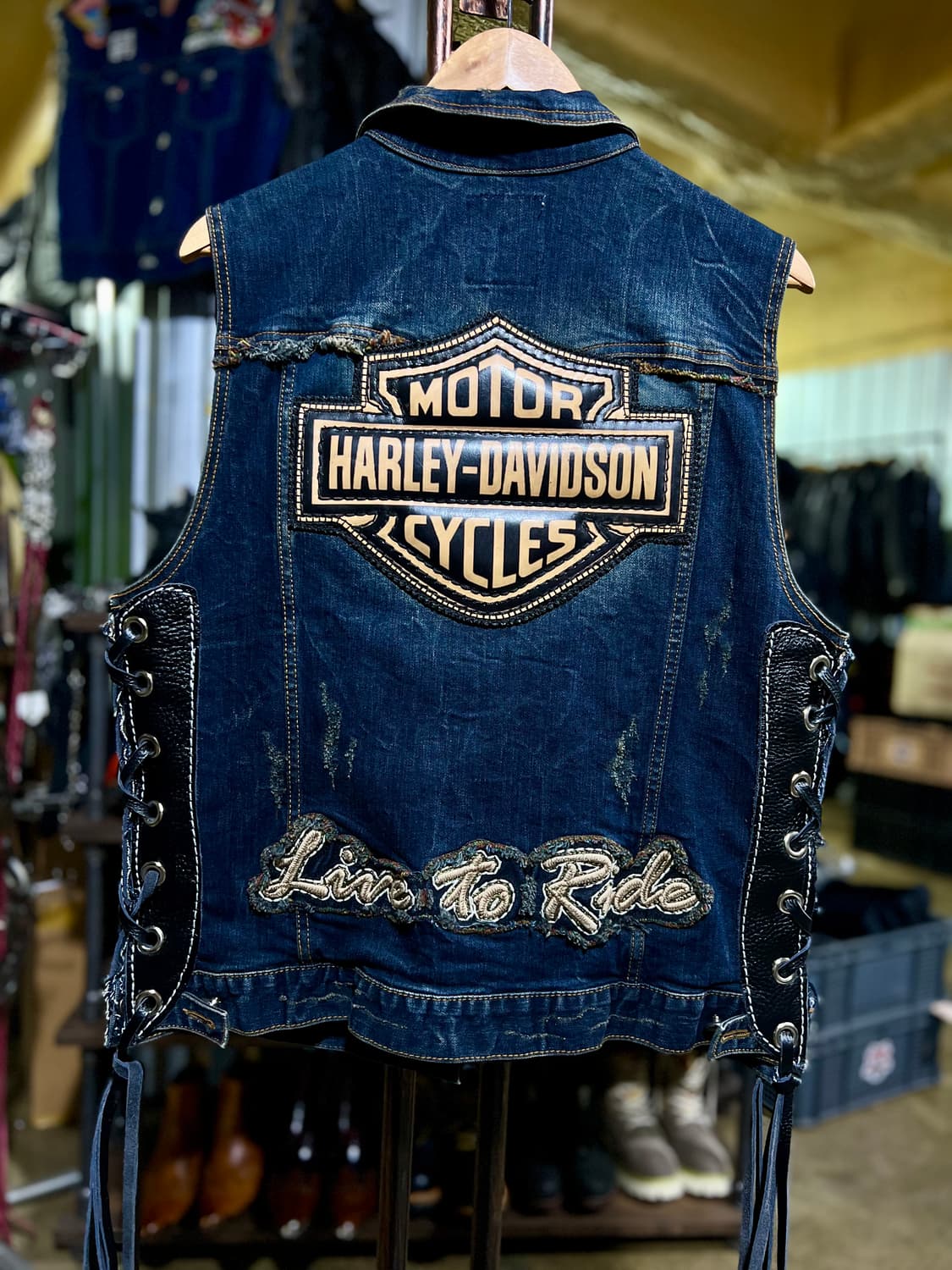 빅할리 워싱청 조끼  상품이미지4