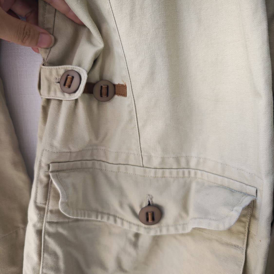 빔즈 Brilla Per il gusto 사파리 자켓 베이지 46사이즈 상품이미지4