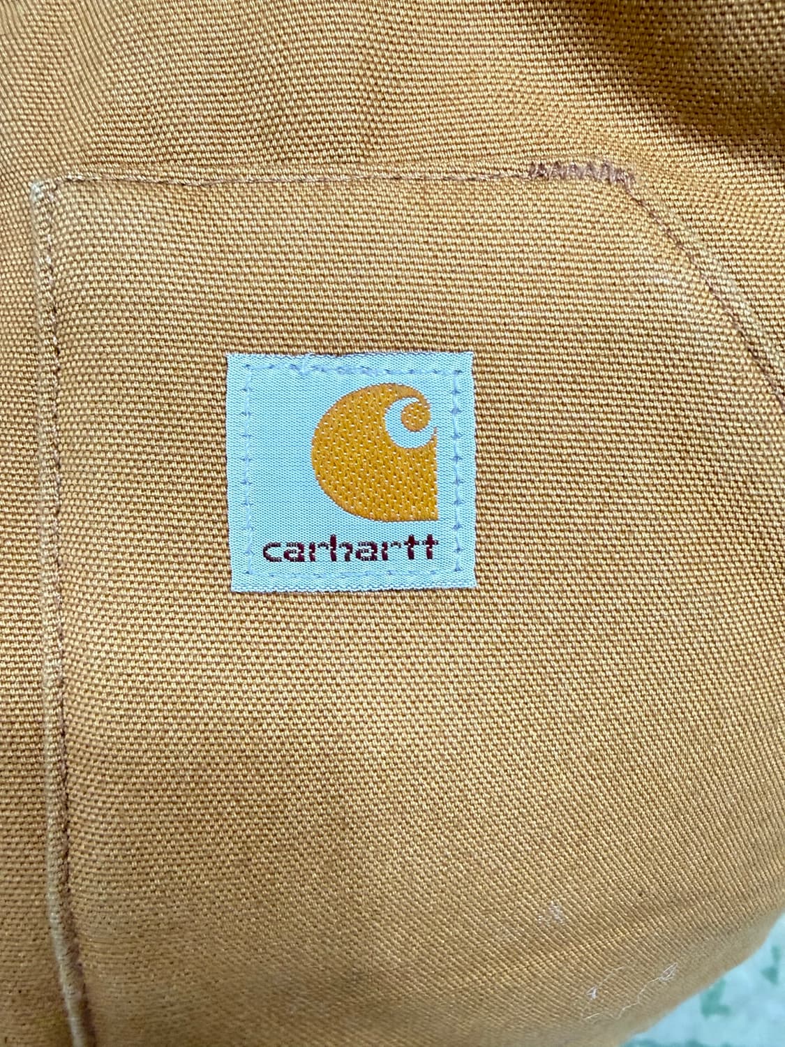 칼하트 브라운 덕 워크 패딩 조끼 S 상품이미지3