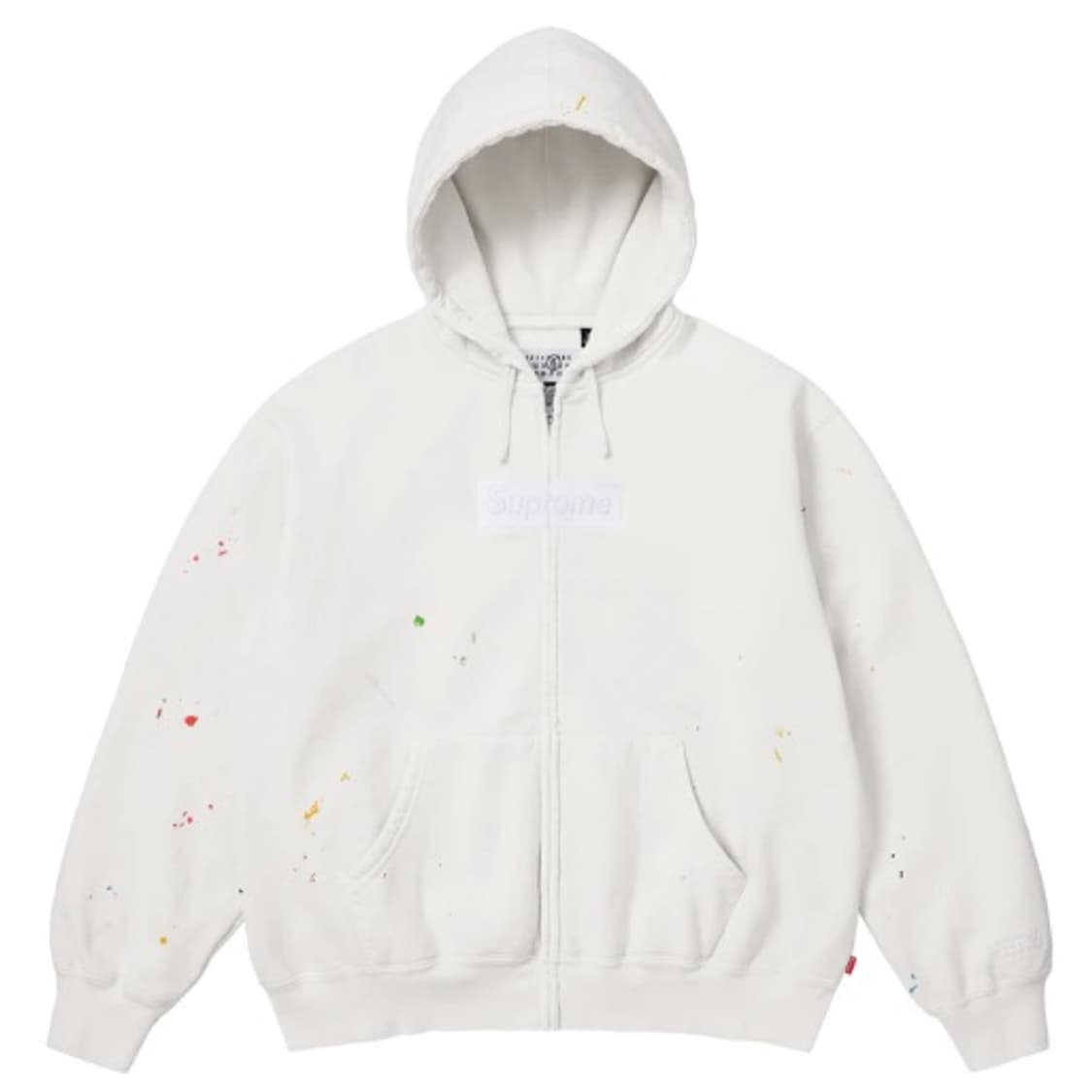 슈프림 X 메종 마르지엘라 박스로고 집업 후드 스웻셔츠 26SS 상품이미지2