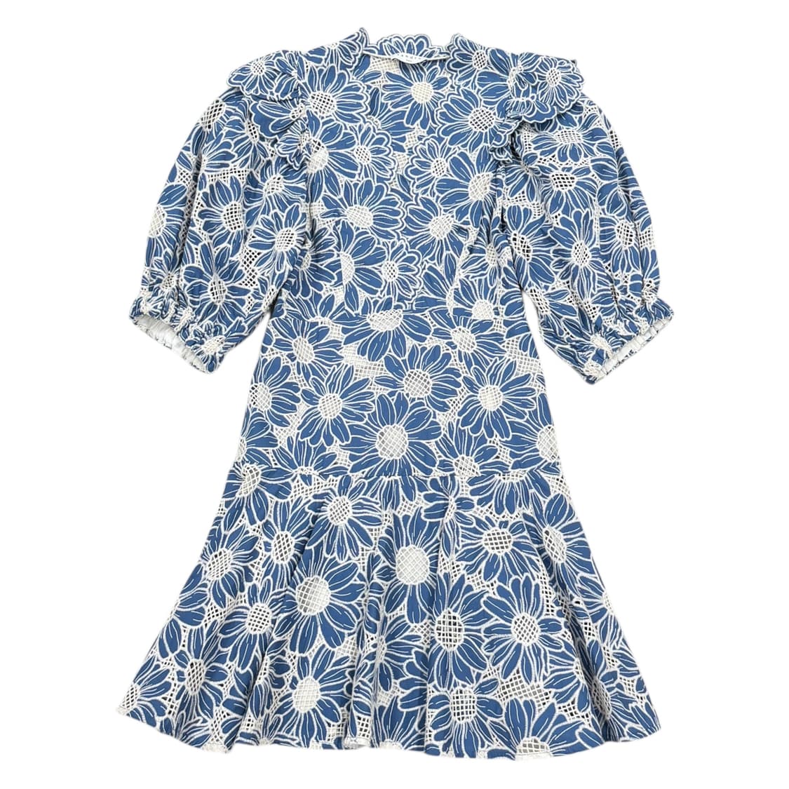 산드로 오드리 플라워 태연 원피스 블루 34 상품이미지1