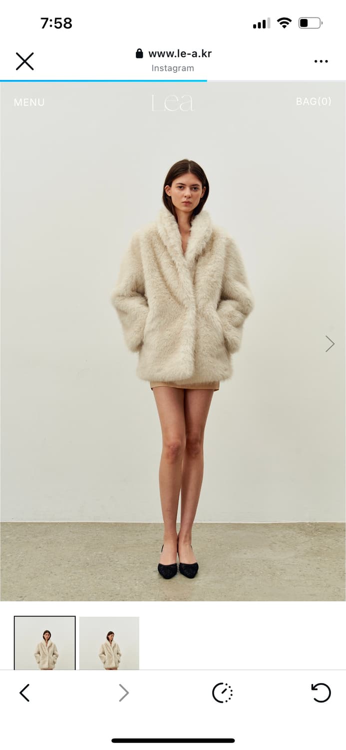 르 lea 퍼 코트 상품이미지1