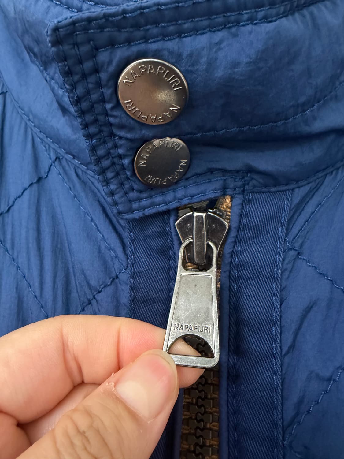 나파피리 남성 퀼팅 자켓 네이비 95 상품이미지5
