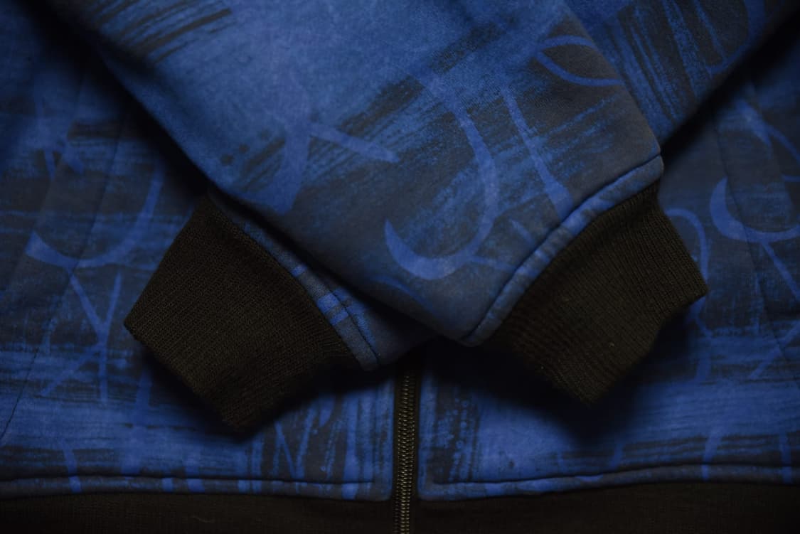 퀵실버 블루 패턴 후드집업 L 상품이미지7