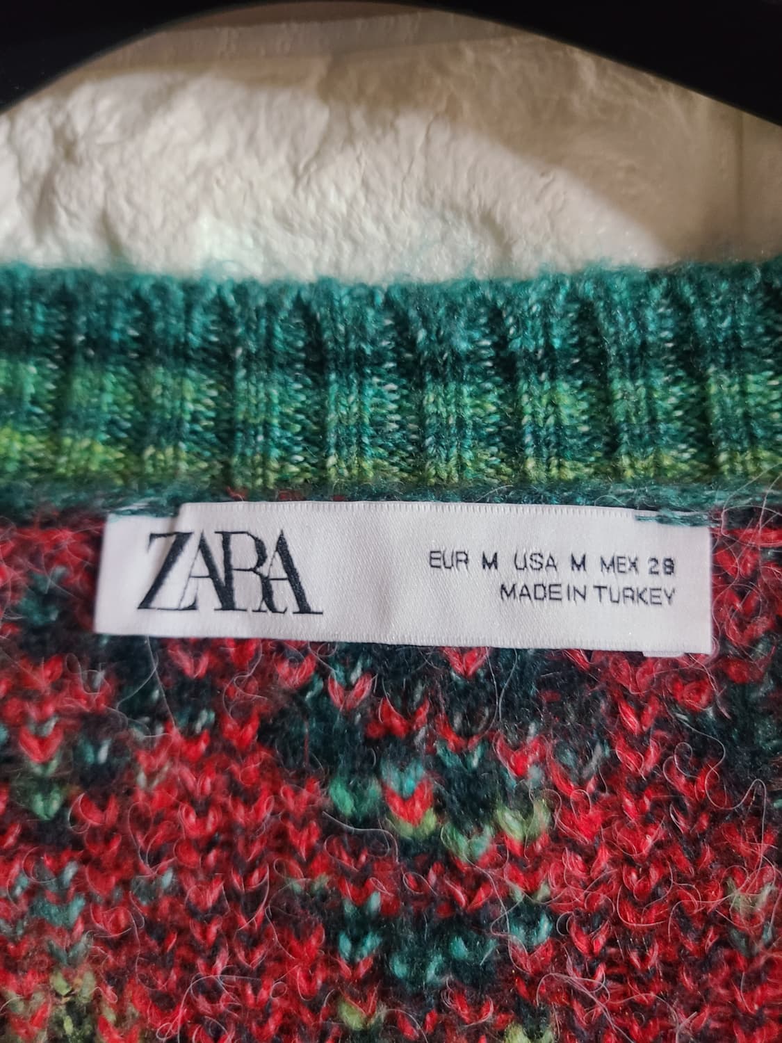 자라 플라워 크롭 니트가디건 M 상품이미지5