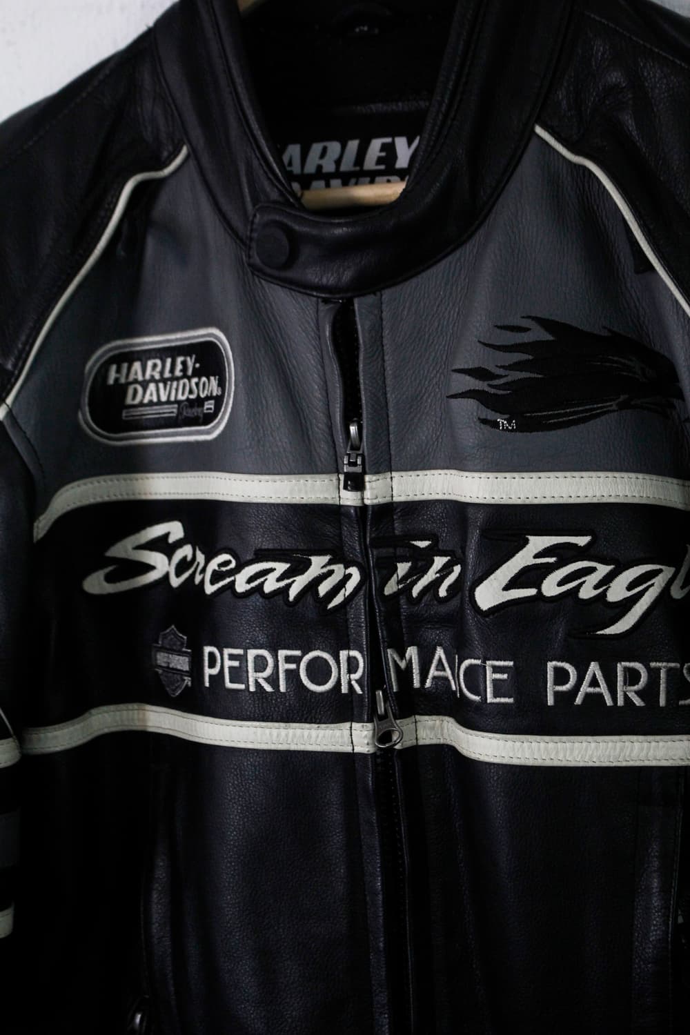 Haley-Davidson Leather Racing Jacket 상품이미지7