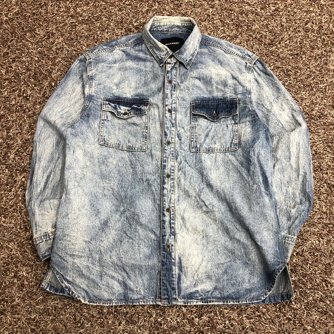 버커루 워시드 데님 셔츠  상품이미지1