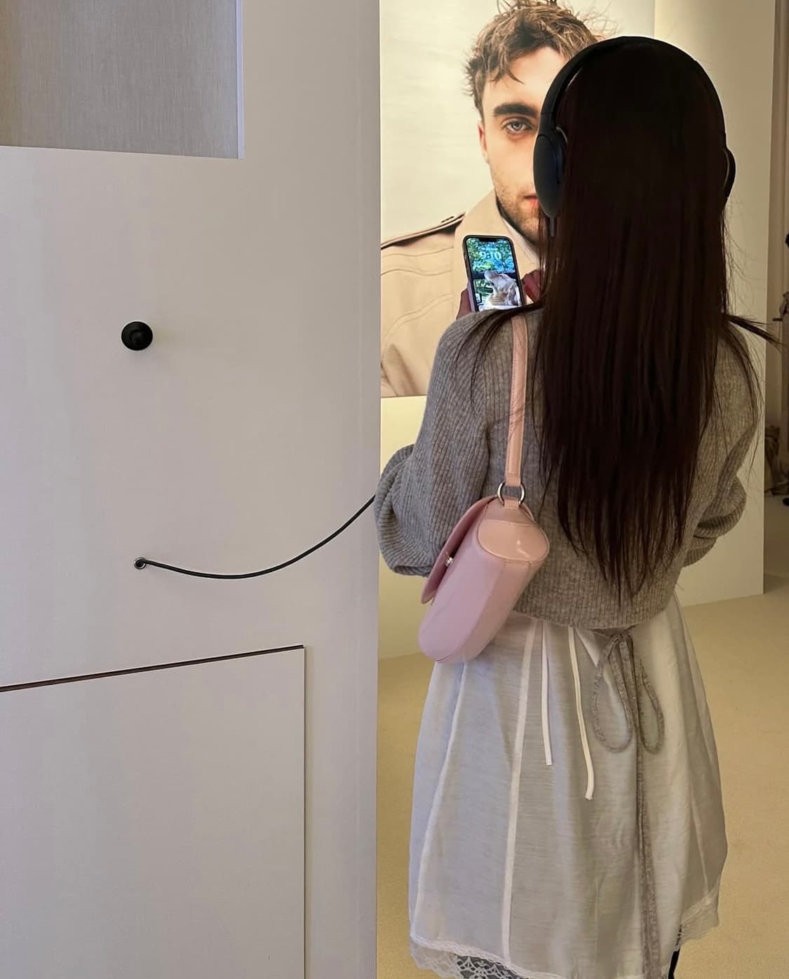 cotessi)아몬드 글로시 소프트 핑크 숄더백(새상품,품절상품) 상품이미지7