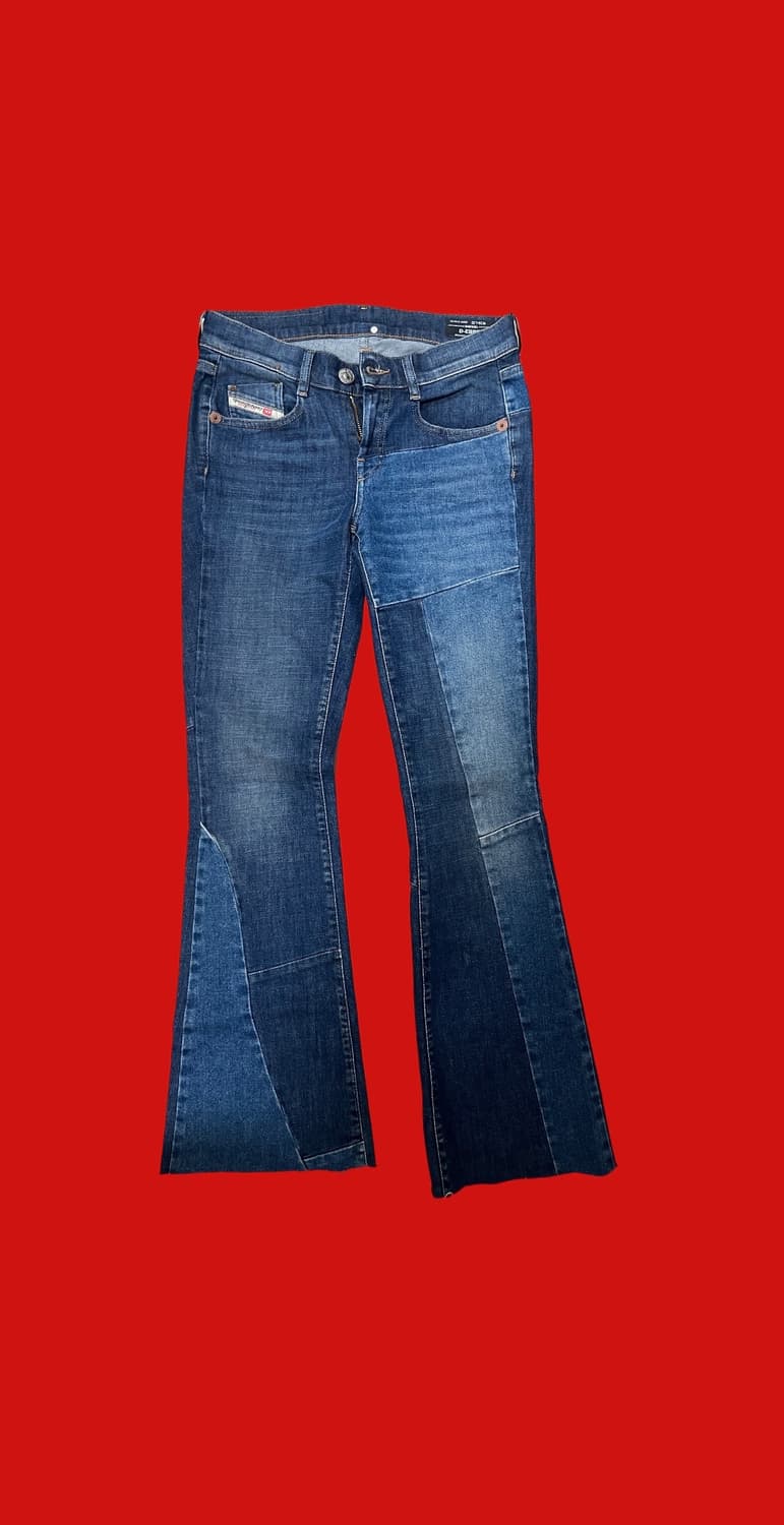 디젤 패치워크 에비진 부츠컷 새상품 상품이미지1