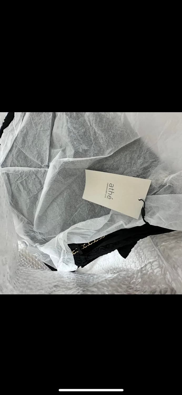 아떼바네사브루노 프릴백 블랙 체인 백팩 숄더백 새상품 상품이미지7