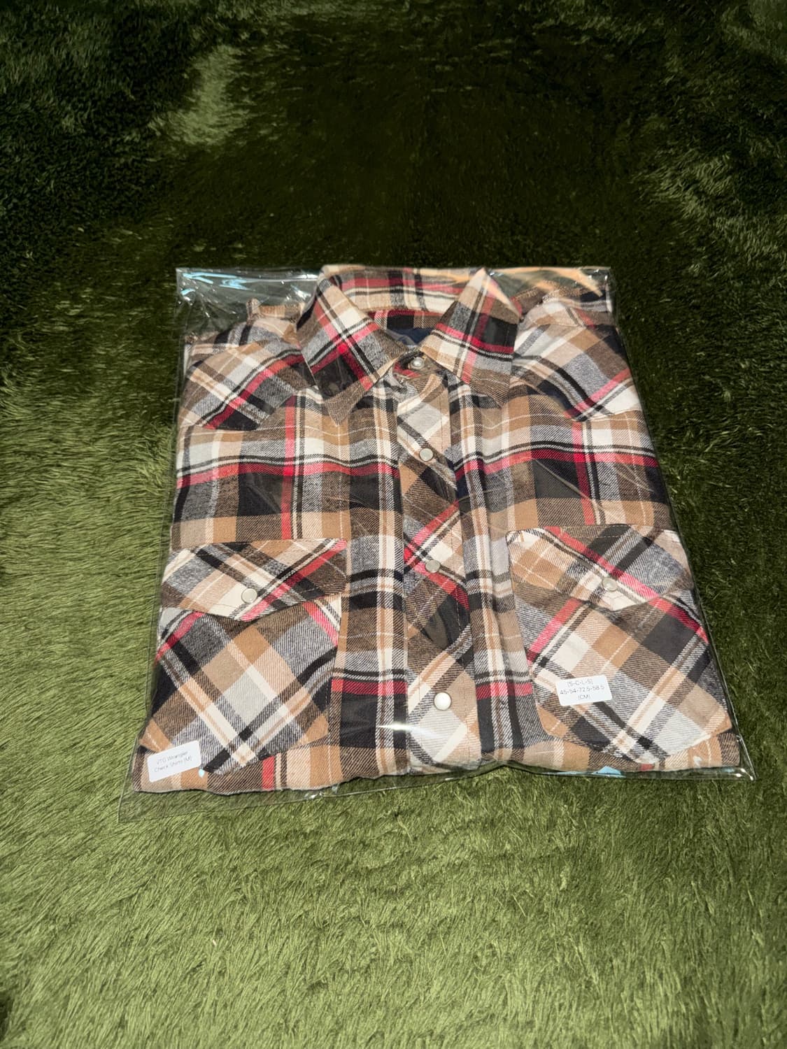 [M] Wrangler 올드 랭글러 펄 스냅 웨스턴 셔츠 플레이드 상품이미지10