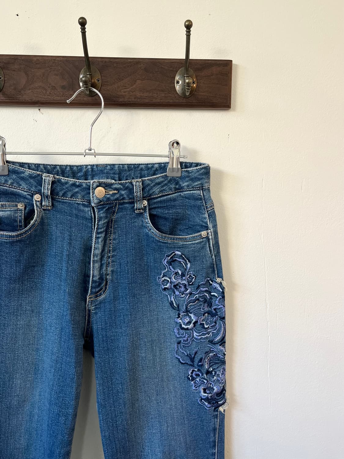 BROWDWIN 자수 데님팬츠 상품이미지3