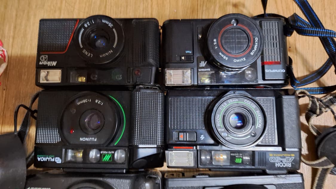 고장,장식,하자,부품용/필름카메라 14종 일괄 빈티지 레트로 클래식 앤틱 상품이미지2