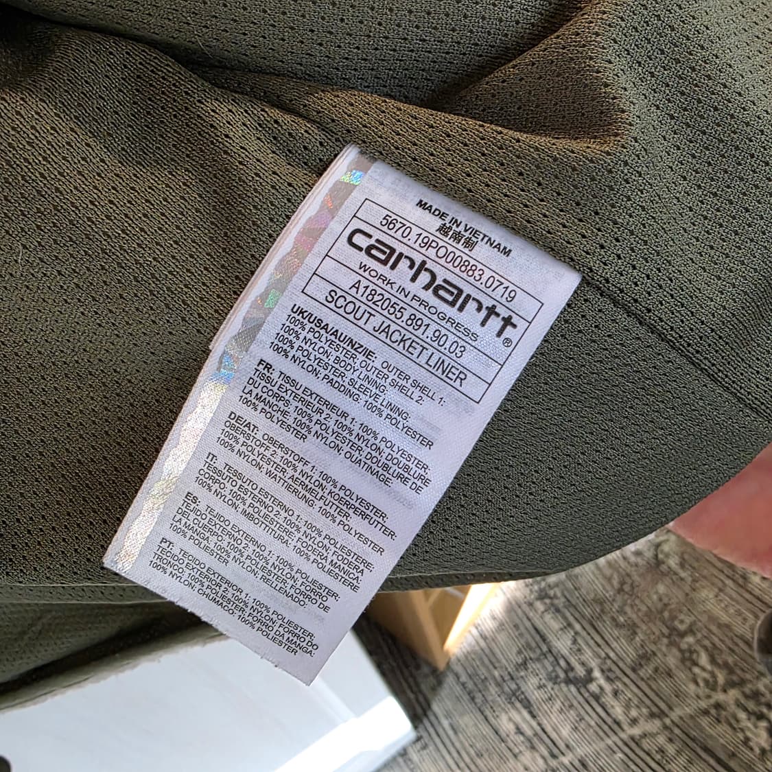 칼하트  플리스 자켓 상품이미지9