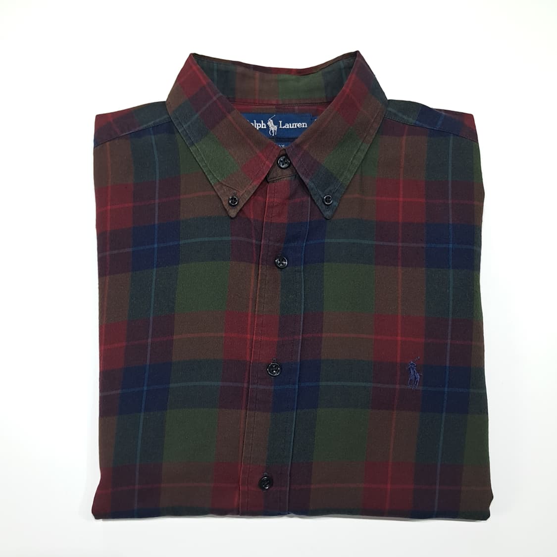 CL509 L 폴로 90s 코튼 클래식 타탄체크 멀티컬러 셔츠 남방 상품이미지6