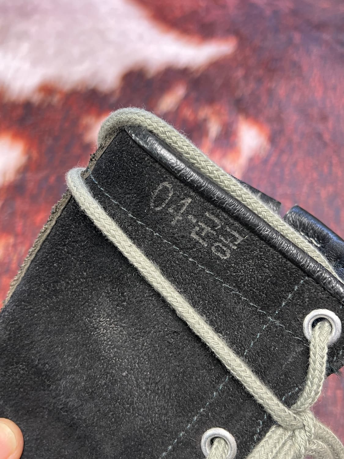 [270] 스웨이드 빈티지 경찰 군화 워커 블랙 상품이미지7