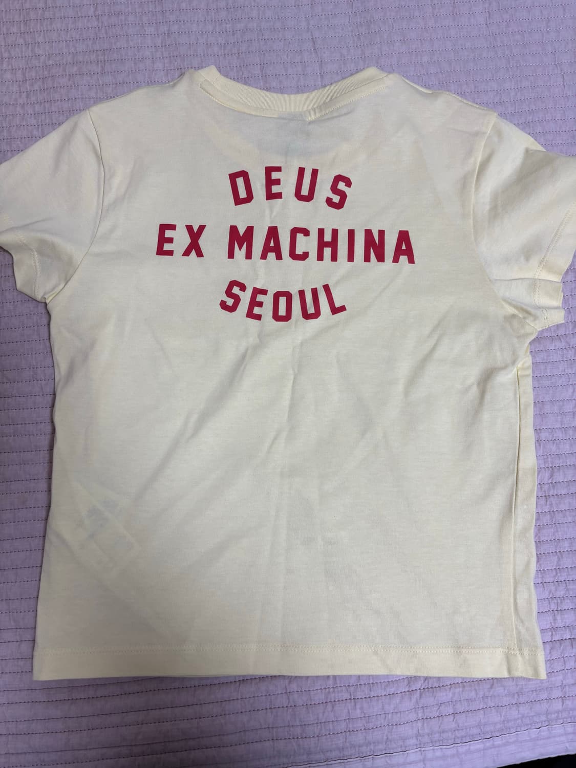 데우스 엑스 마키나 서울 컬리지 어드레스 크롭티셔츠 상품이미지3