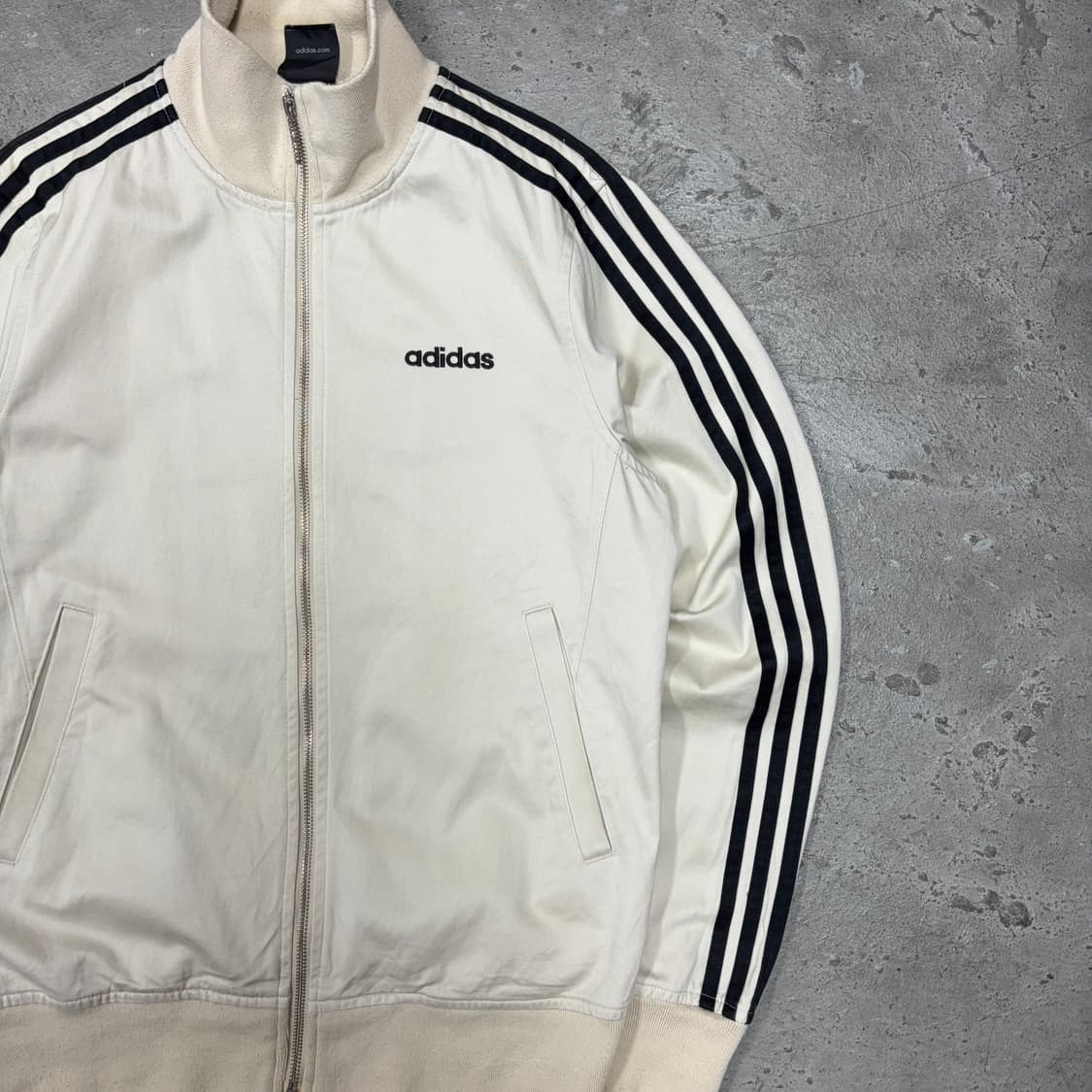 아디다스 베이지 면 자켓[2465] 상품이미지3