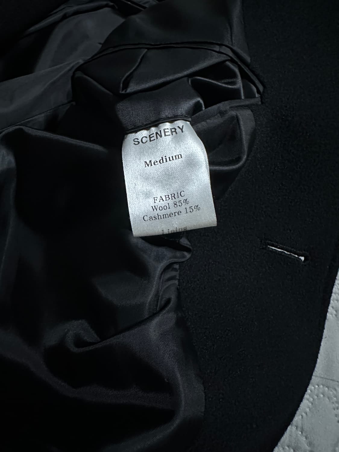 시너리 싱글 롱코트 S 상품이미지7