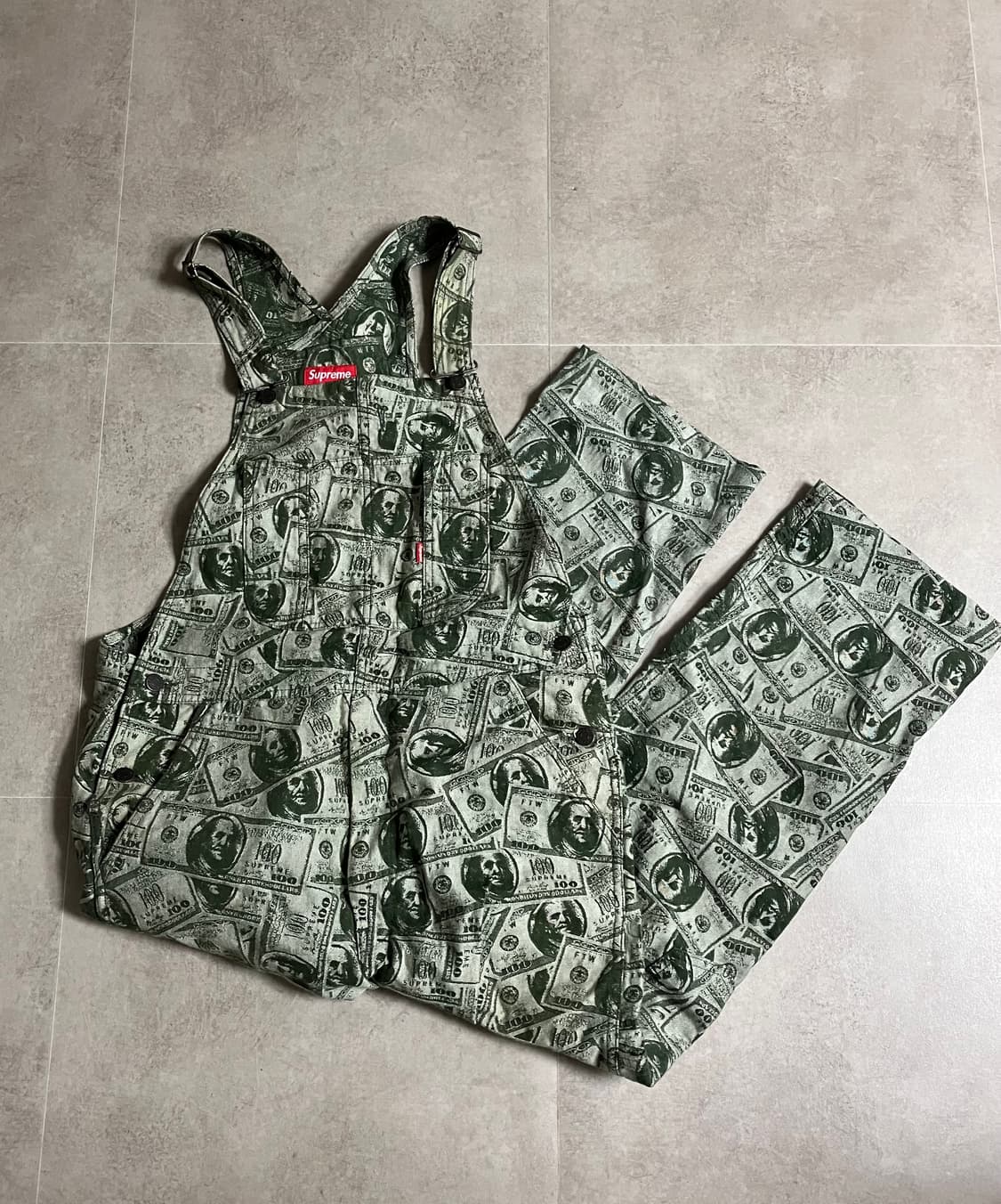 슈프림 달러 오버롤 그린 상품이미지2