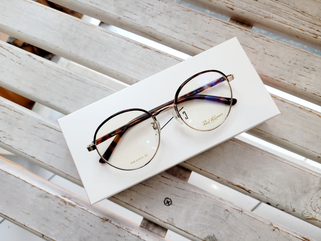 폴휴먼 PHF-5151A 둥근 호피골드안경테 상품이미지8