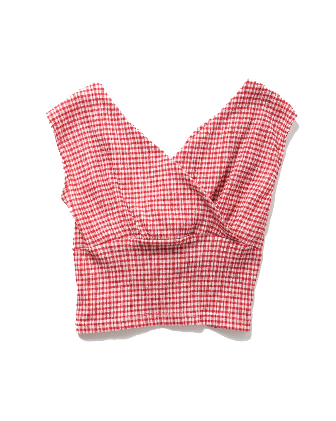레이빔즈 Ray BEAMS Gingham Twist Top 상품이미지5