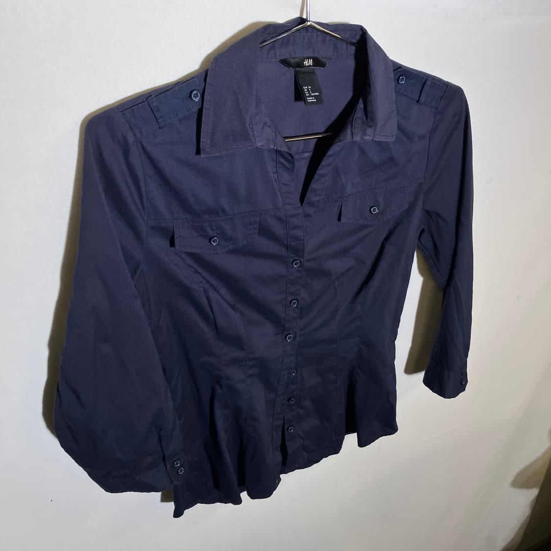 34)H&M 여성 투포켓 셔츠 남방 상품이미지1