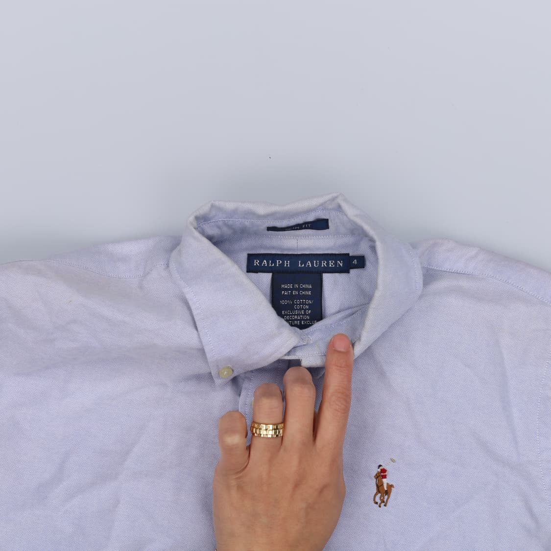 4 폴로 여성 옥스포드 셔츠 0410H1 상품이미지4