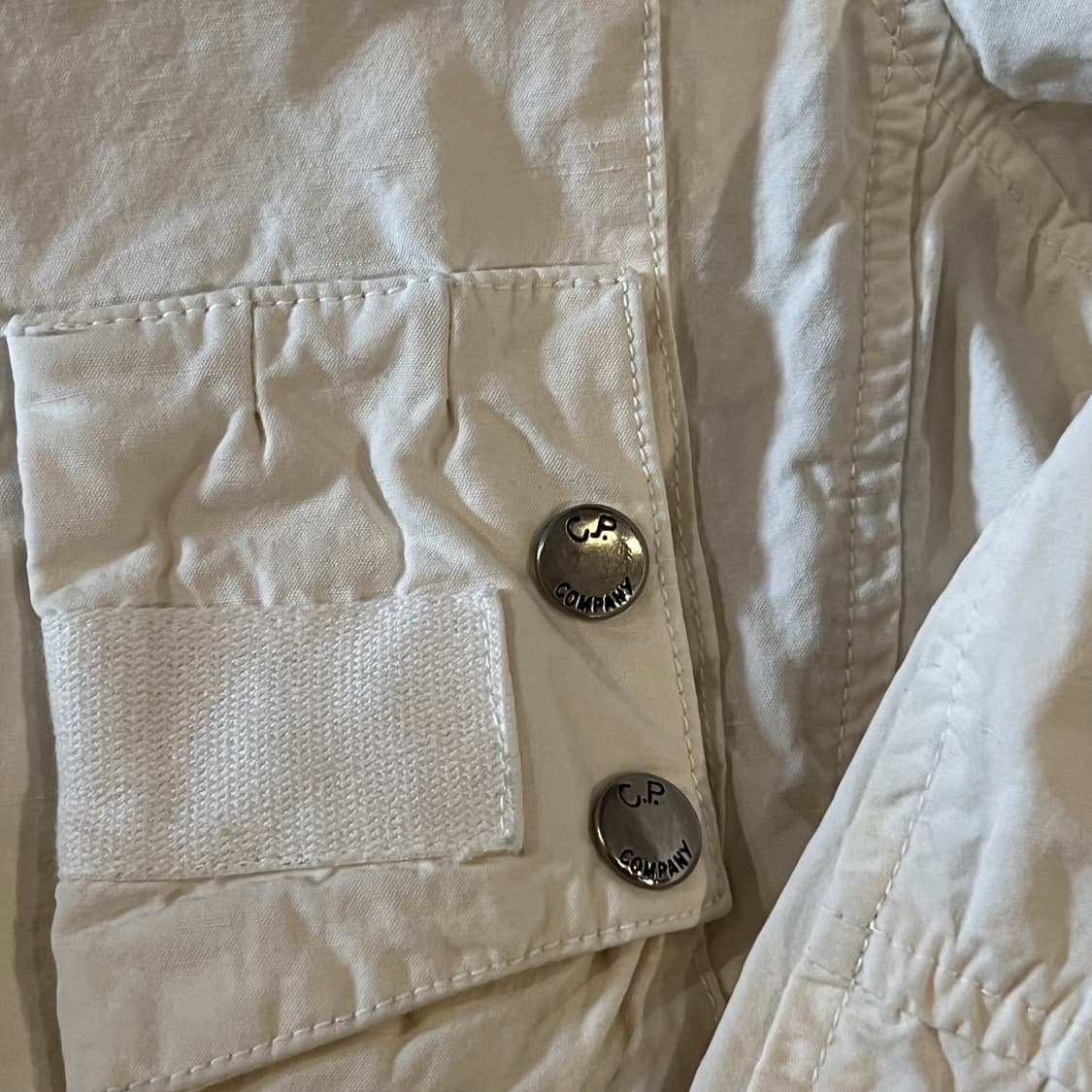 CP컴퍼니 탄창 헌팅자켓 화이트  상품이미지4