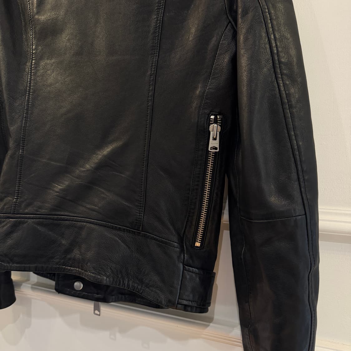 올세인츠(AllSaints) 램스킨 가죽 라이더 자켓 상품이미지8