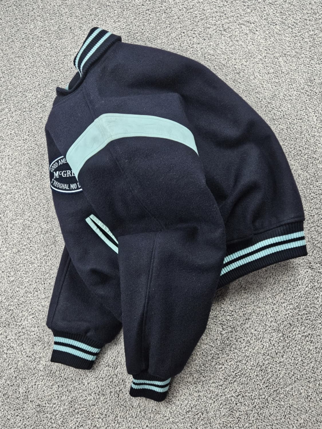 맥그리거 레더 트리밍 아메리칸스피릿 바시티 자켓 ( M ) / 10107 상품이미지3