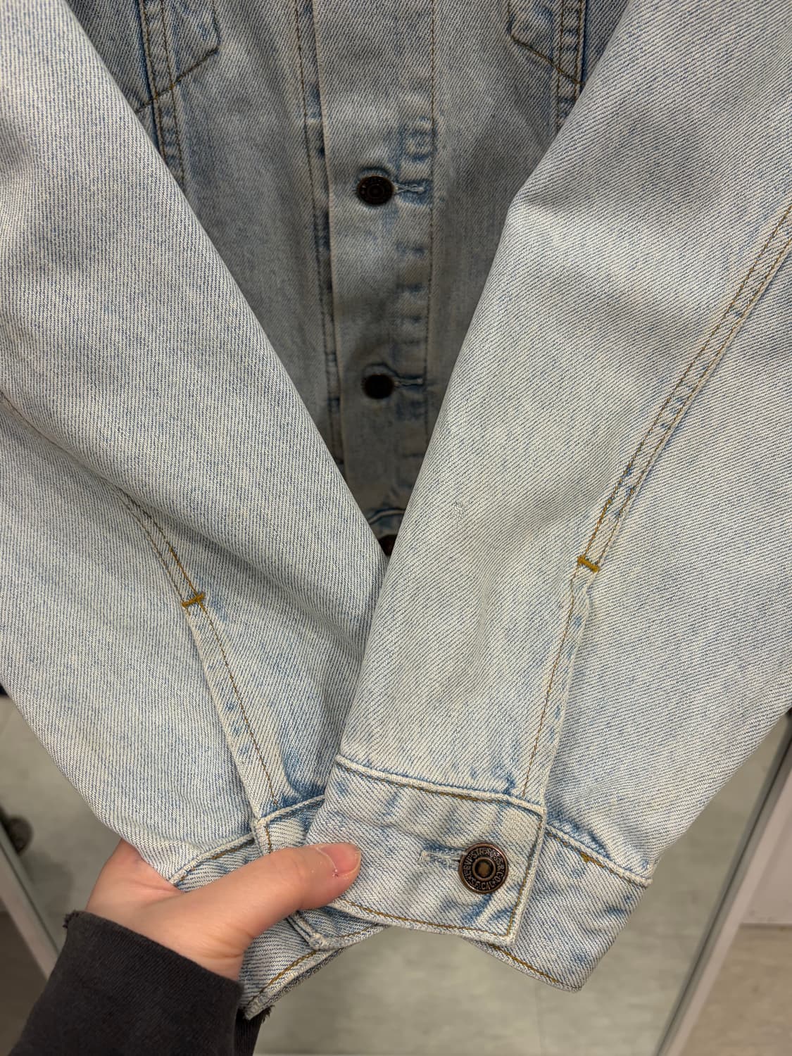 90s Levis 리바이스 70503 데님 트러커 자켓 상품이미지3