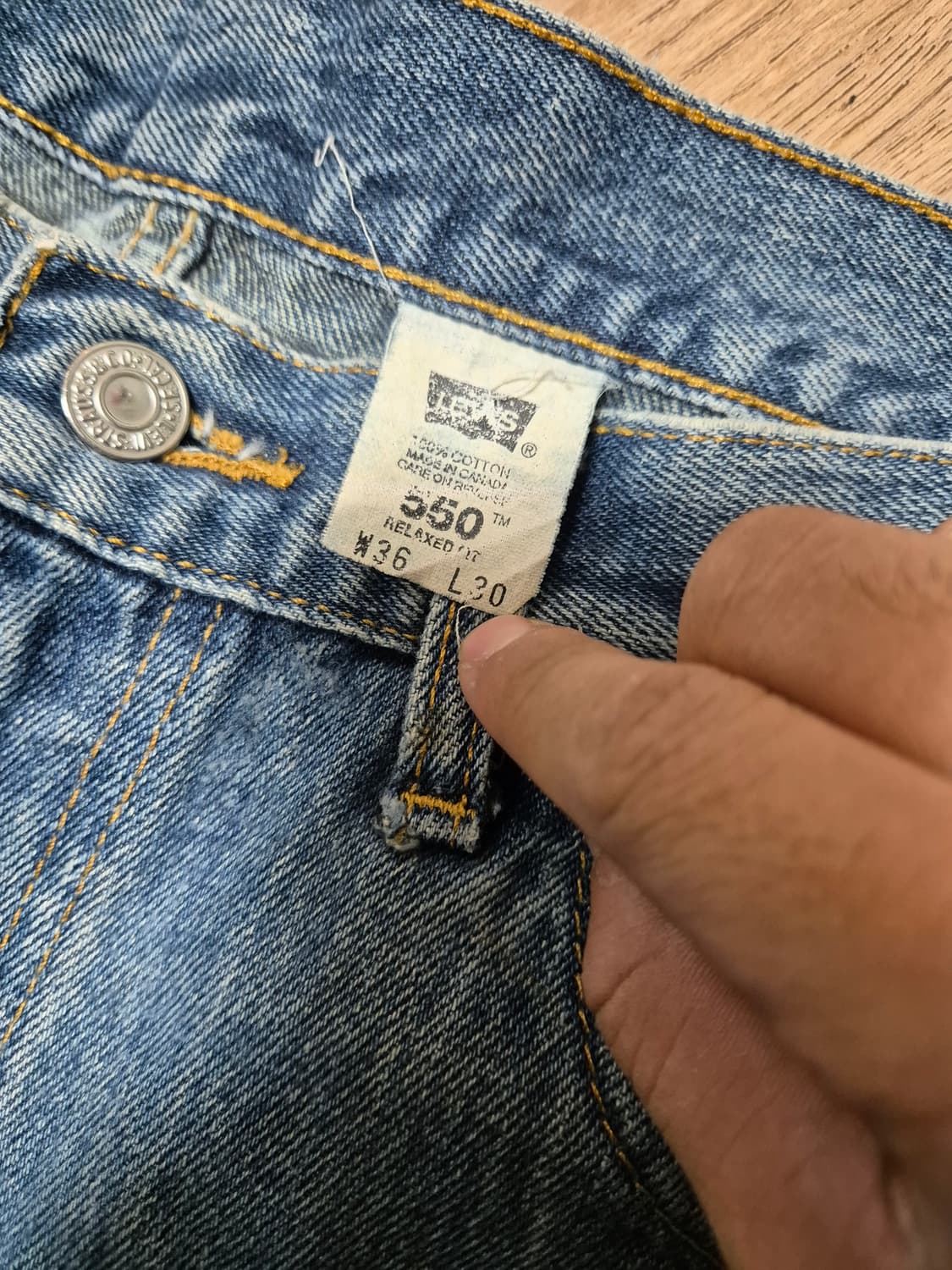 리바이스 550 멕시코 36×30 상품이미지4