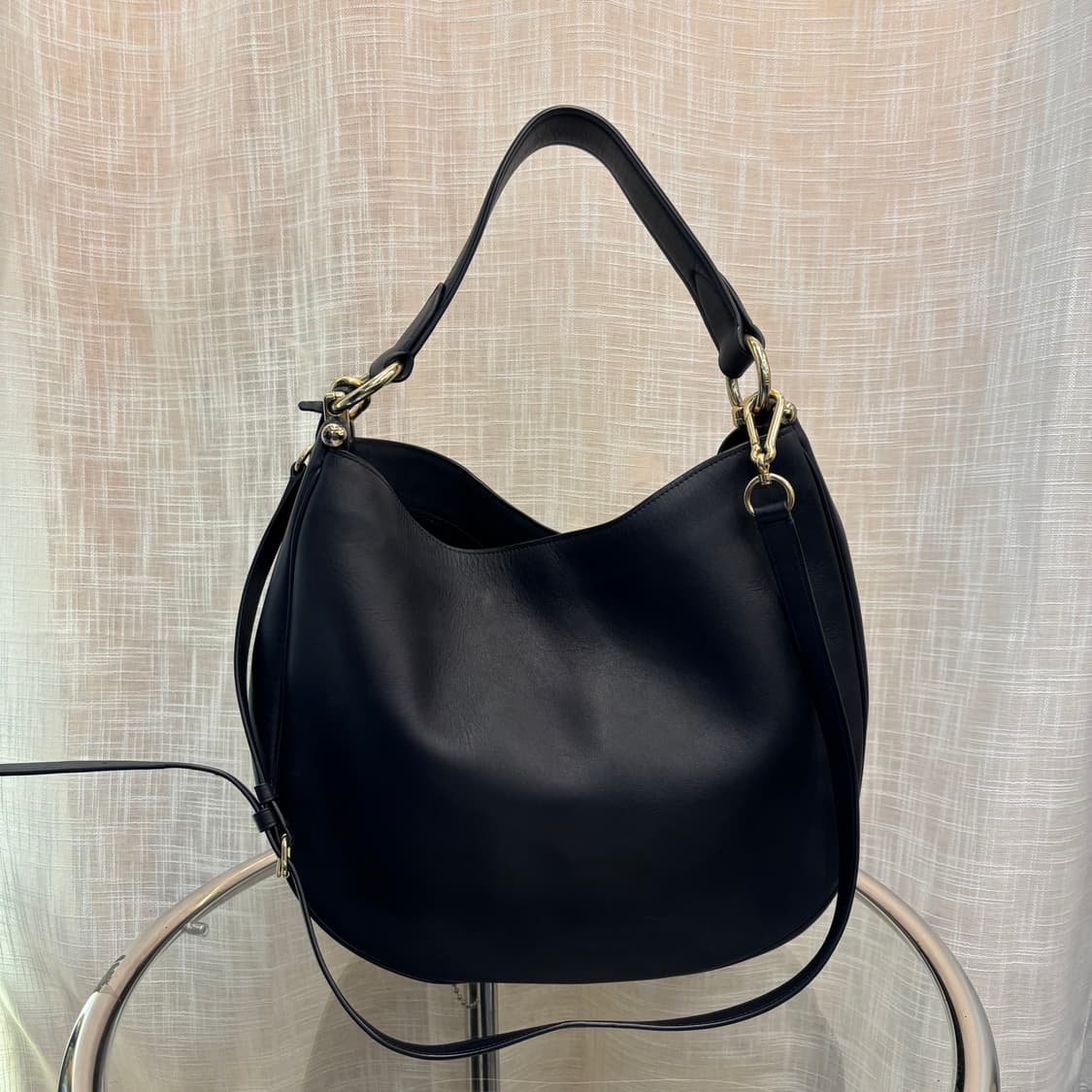 정품 코치 네이비 호보 숄더백     상품이미지5