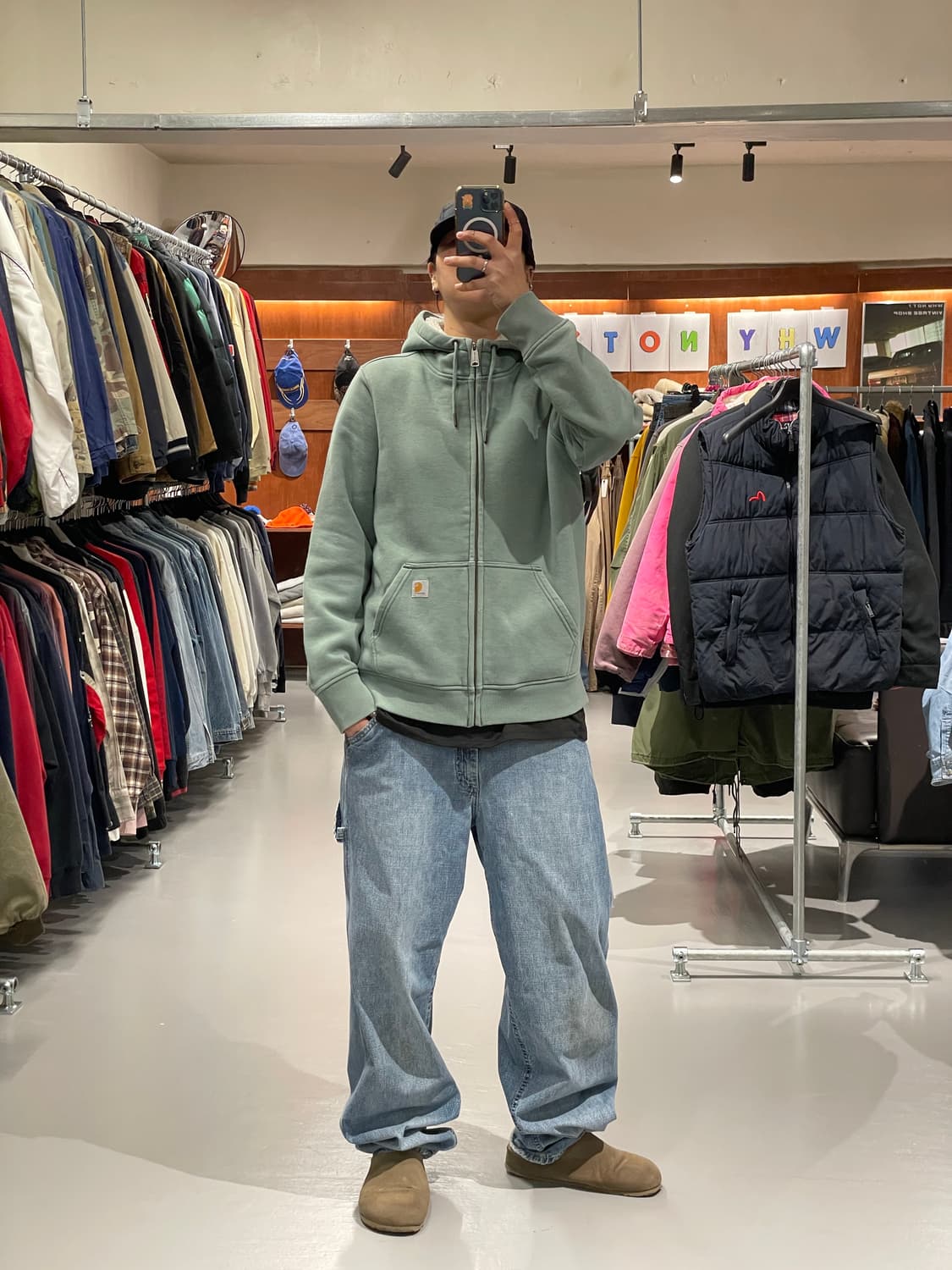 칼하트 쉐르파 후드 집업   상품이미지5