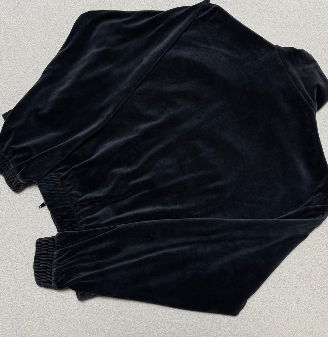 아디다스 벨벳 투웨이 블랙 져지 상품이미지6