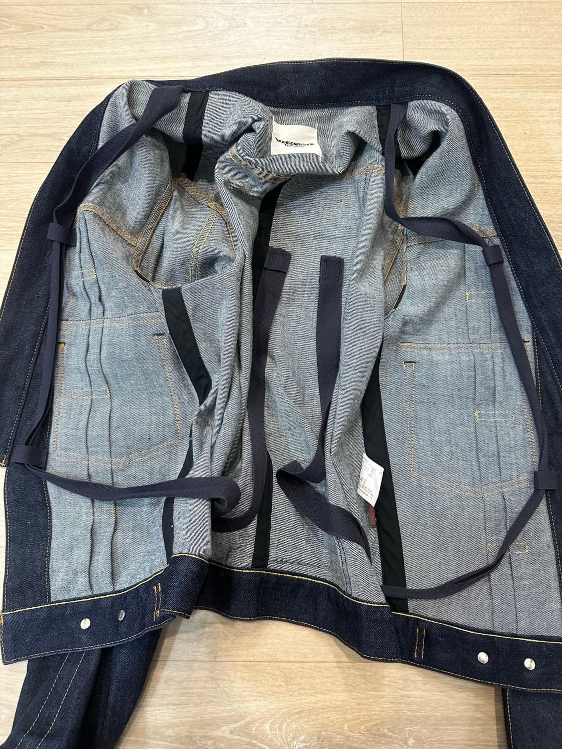 솔로이스트 데님 하오리 자켓 상품이미지4