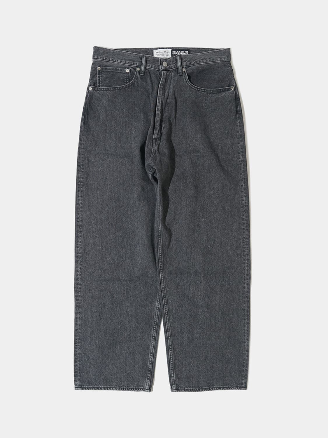 엔즈앤드민즈 릴렉스핏 5 포켓 데님 (워시드블랙/L) 새상품 상품이미지1