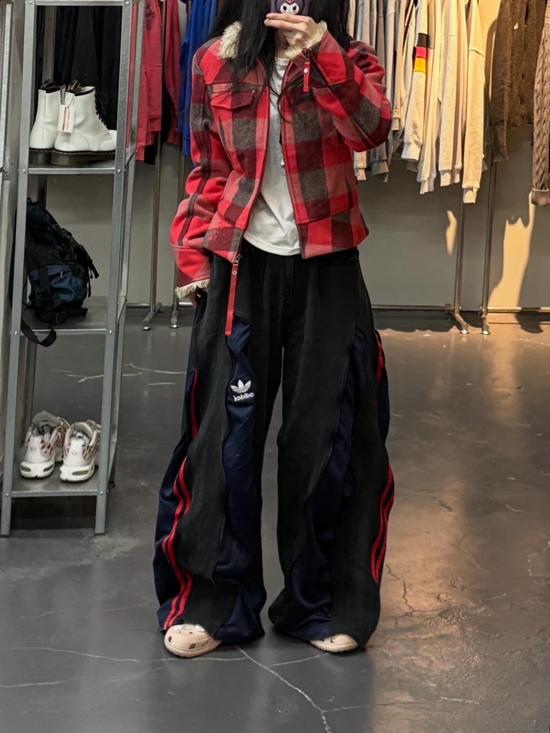 리바이스 레드 버팔로 체크 쉐르파 자켓 A2807 상품이미지1