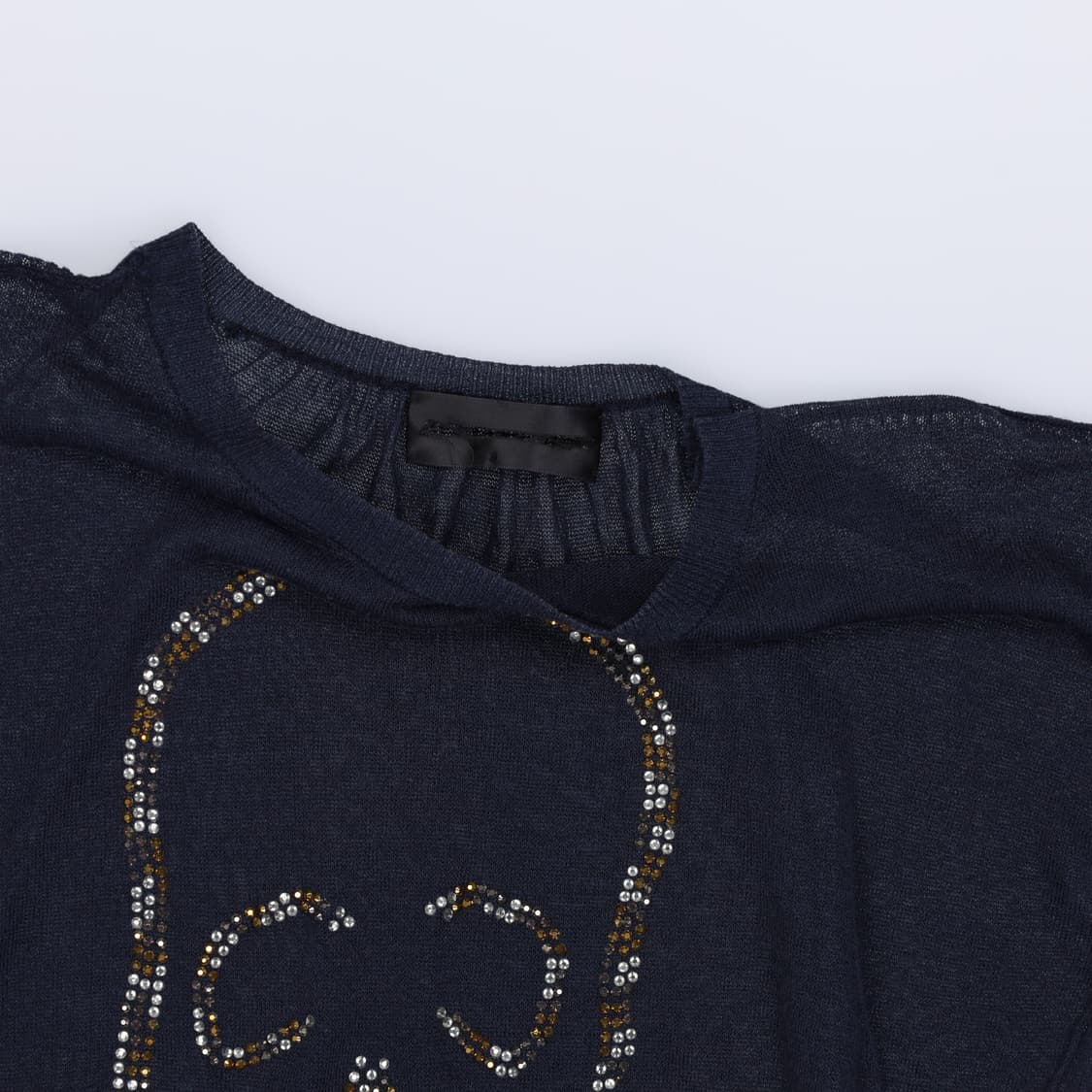 [M] 해골큐빅 여성 시스루니트  1211H1 상품이미지3