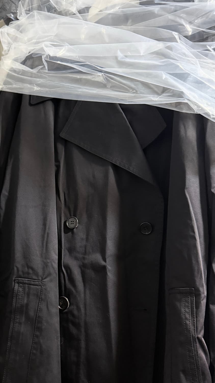 엘에프엠 Fluld Cotton Trench Coat (Black) 상품이미지6