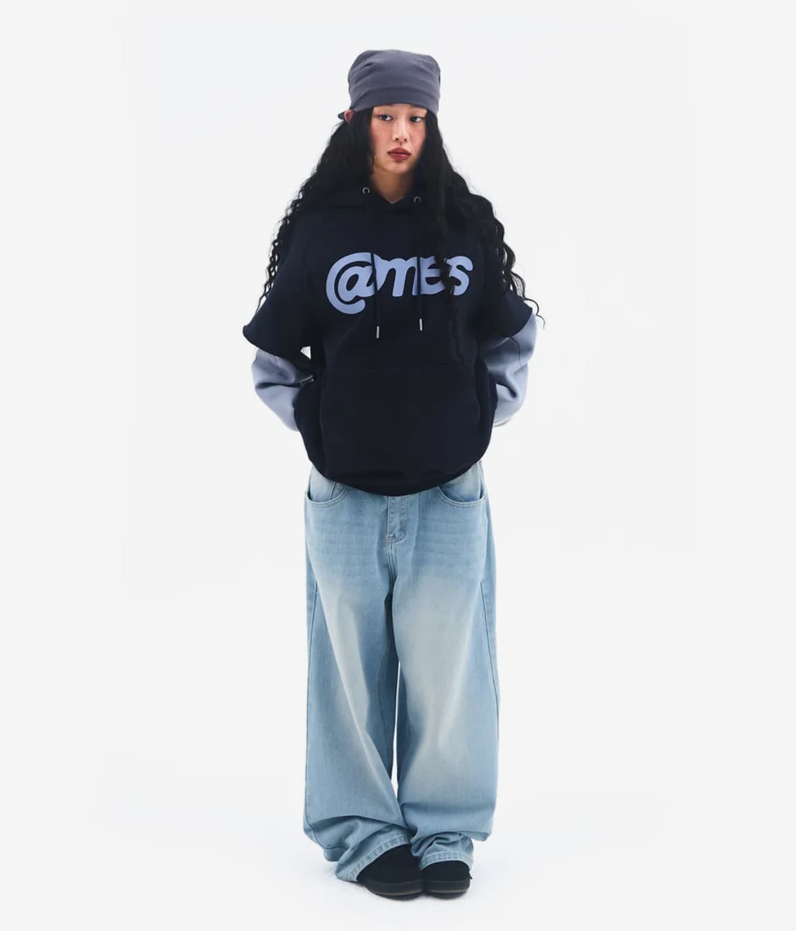 아메스 월드와이드 OVERFIT STITCH DENIM PANTS 상품이미지1