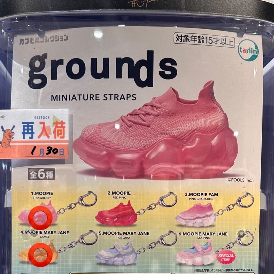 Grounds MINIATURE STRAPS 그라운즈 캡슐토이 상품이미지1